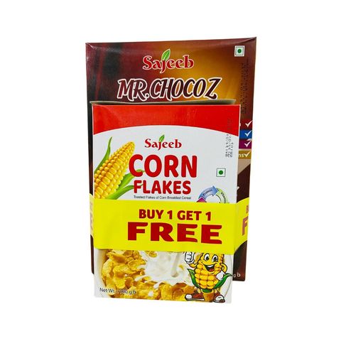 Buy Sajeeb Mr. Chocoz 200g & Get Free Sajeeb Corn Flakes 100g