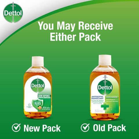 Dettol Antiseptic Disinfectant Liquid Bottle 50ml