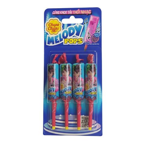 Chupa Chups Melody Pops Lollipop (4 Packets) 60g