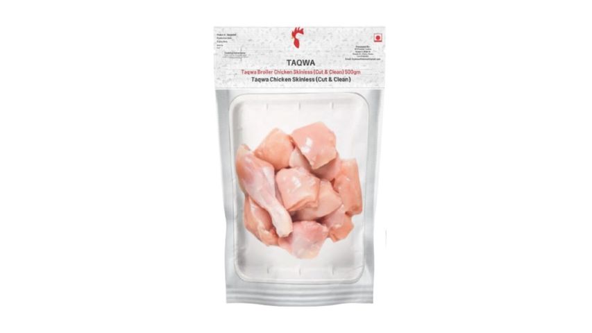 Taqwa Broiler Chicken Skinless Cut & Clean 500g