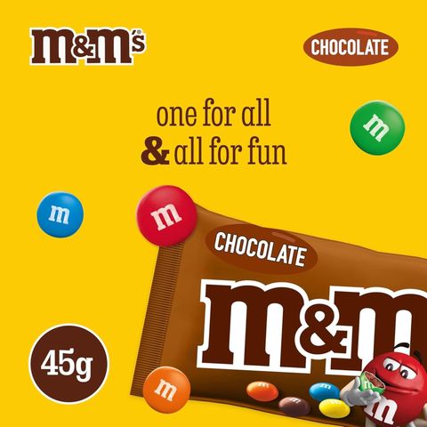 M&m's Peanut Milk Chocolate Candies 45g