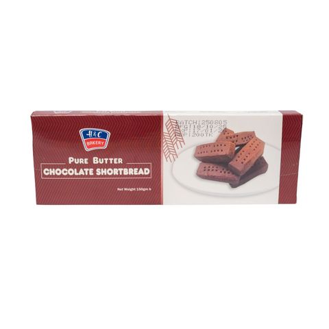 H&C Chocolate Short Bread Cookies 150g
