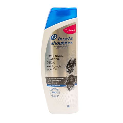 Head & Shoulders Oxygenated Charcoal Detox Anti Dandruff Shampoo 375ml
