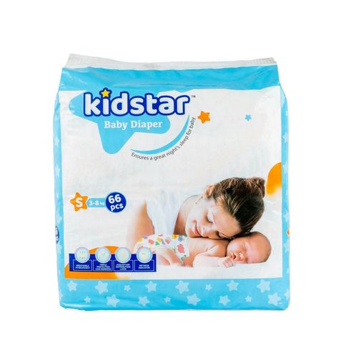 Kidstar Baby Diaper Belt S (3-8 kg) 66 Pieces