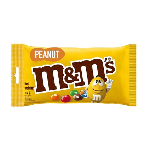 M&m's Peanut Milk Chocolate Candies 45g