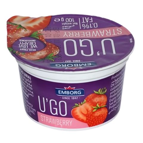 Emborg U'go Strawberry Yoghurt 100g
