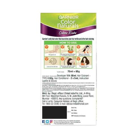 Garnier C Natural Burgundy 3.16 70ml+60g