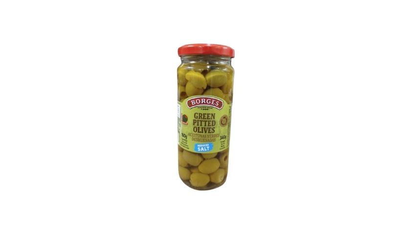 Borges Pittedgreen Olives 340g
