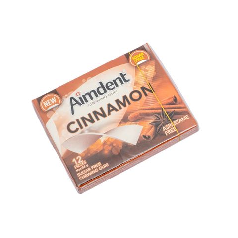 Aimdent Cinnamon Sugar Free Chewing Gum 12 Pieces