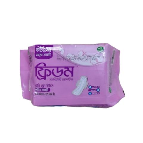 Freedom Heavy Flow Cotton Soft Consumer Promo Pack 8 Pieces