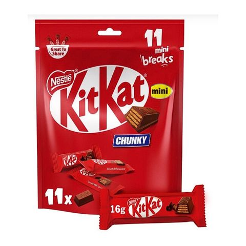 Nestle Kitkat Chunky Mini Chocolate 10 Pieces 160g