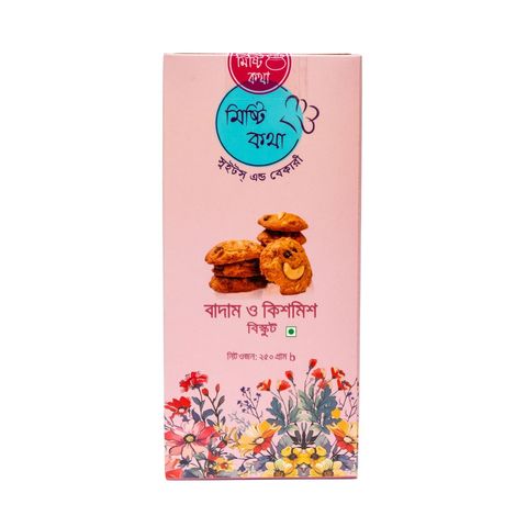 Misthi Kotha Nuts & Raisin Biscuits 250g