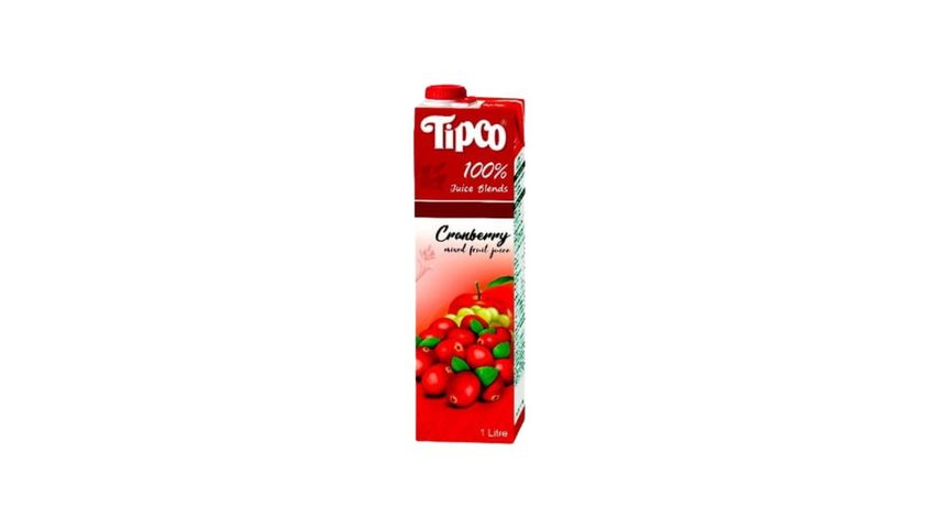 Tipco 100% Cranberry Fruit Juice 1000ml