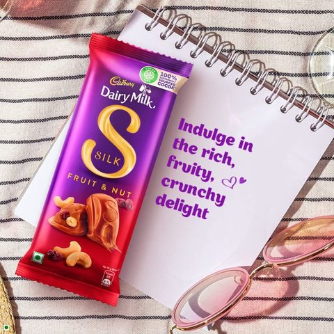 Cadbury Dairy Milk Silk Fruit & Nut Chocolate Bar 51g