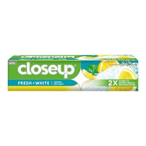 Closeup Fresh + White Lemon & Sea Salt Toothpaste 140g