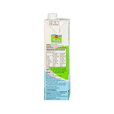 Pran UHT Liquid Milk 1L