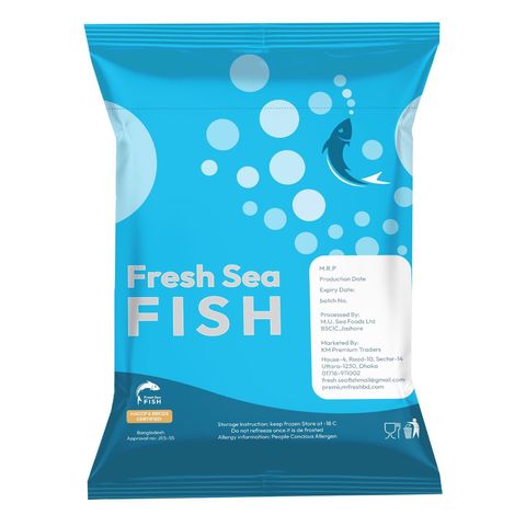 Fresh Sea Fish Black Tiger Shrimp Head Less Skin On Small 250g ±10g