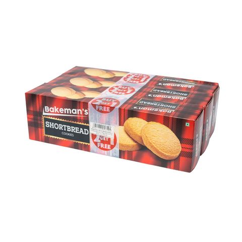 (Buy 2 Get 1 Free) Bakeman's Shortbread Cookies 390g