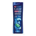 Clear Men Shampoo Cool Sport Menthol Anti Dandruff  10x Deep Cleanser 330ml