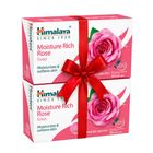 (Buy 3 & Get 1 Free) Himalaya Moisture Rich Rose Soap 125gm ml