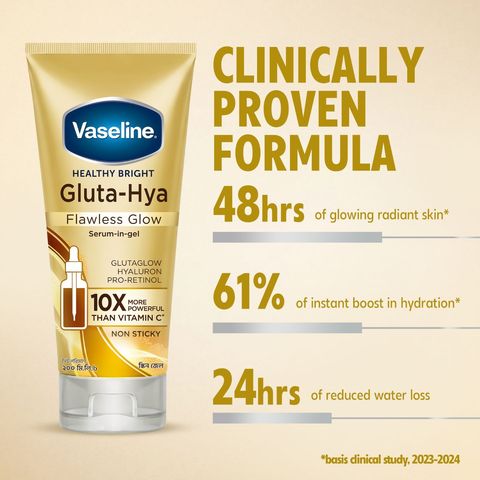 Vaseline Gluta Hya Flawless Glow Serum in Gel 200ml