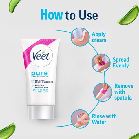 Veet Pure Hair Removal Cream For Sensitive Skin 25g