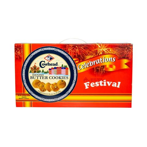 Cowhead Danish Butter Cookies Celebration 400g