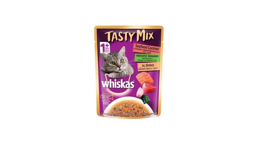Whiskas Tasty Mix Cat Food Seafood Cocktail 70g