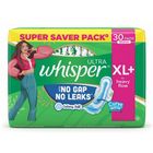 Whisper Sanitary Napkin Ultra For Heavy Flow Xl+ 30 Pieces