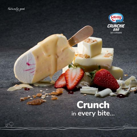 Savoy Crunchie Bar Ice Cream 82ml