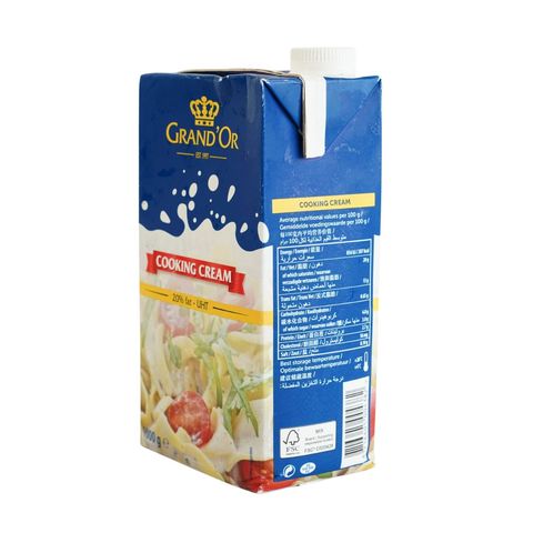 Grand'or Cooking Cream With Screw Cap 20% Fat 1000g