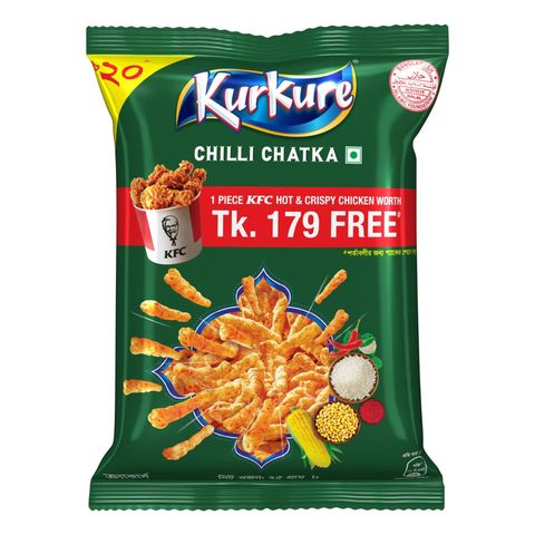 Kurkure Chili Chatka Chips 31g