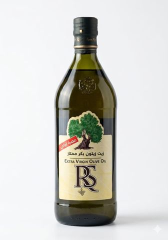 Rs Olive Oil Extra Virgin Glass Bottle Spain 1L