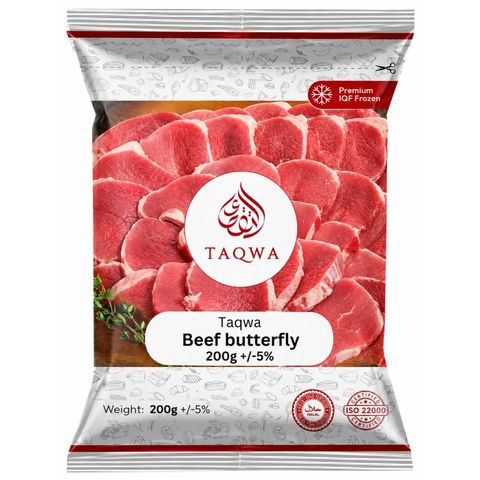 Taqwa Beef Butterfly 200g +/-5%