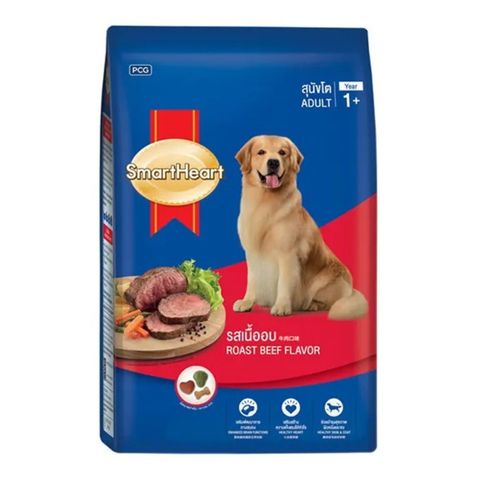 Smart Heart Adult R.Beef F.Dog Food 3kg