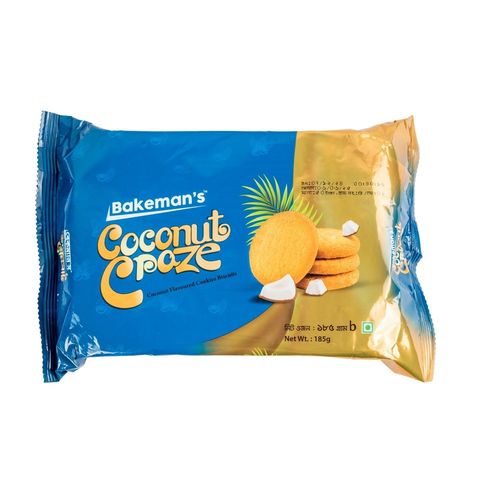 Bakeman's Coconut Craze Cookies Biscuit 170g