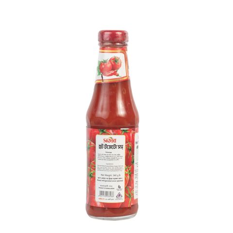 Sajeeb Hot Tomato Sauce 340g