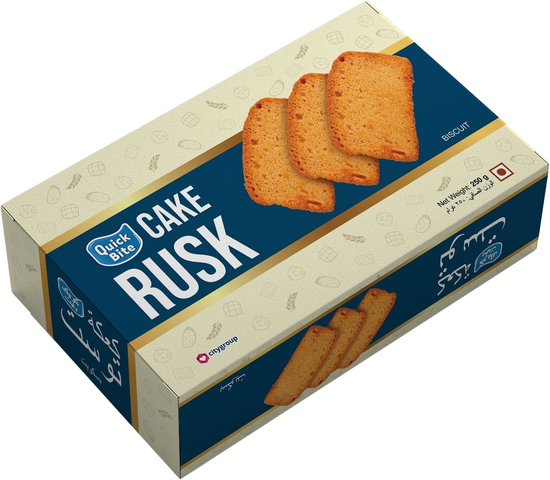 Quick Bite Cake Rusk Biscuit 250g