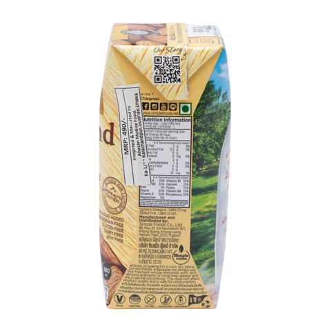 137 Dgrees Delicious Almond Milk Unsweetened 180ml