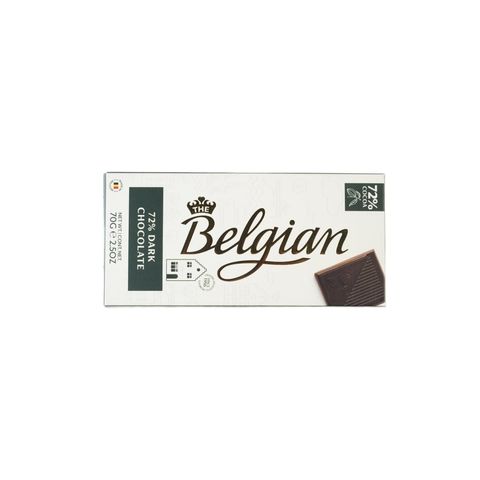 Belgian 72% Dark Chocolate 70g