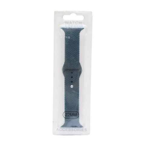 Classic Silicone Apple Watch Band Greenish Gray Assorted 1 Piece