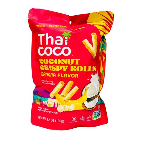 Thai Coco Coconut Crispy Rolls Original 100g