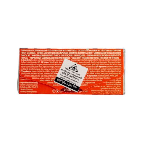 Aimdent Tropical Sugar Free Chewing Gum 18 Pieces