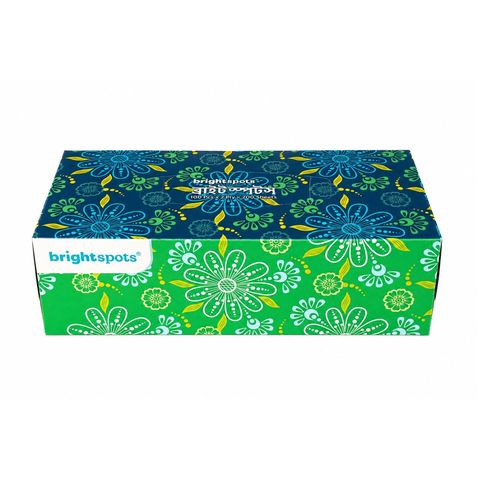 brightspots Facial Tissue White 100 Sheets