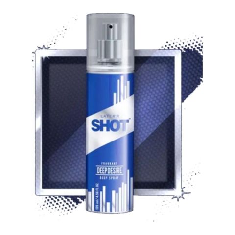 Layer'r Shot Deep Desire Body Spray For Men 135ml