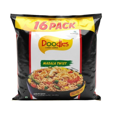 Doodles Instant Noodles Masala Twist 16 Pieces 992g