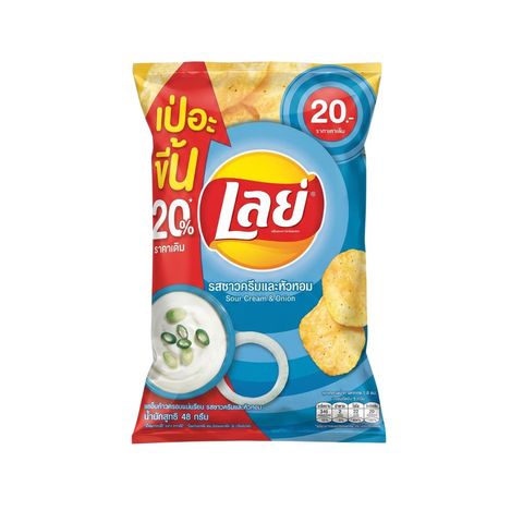 Lay's Sour Cream & Onion Chips 48g