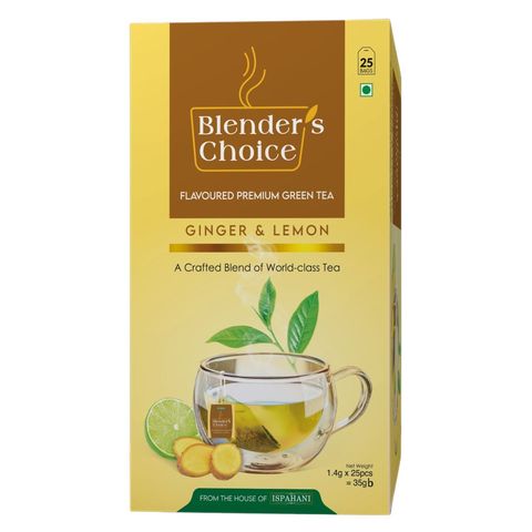 Ispahani Blender's Choice Premiumgreen Tea Ginger & Lemon 35g