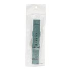Silicone Strap Watch Band Pin Lock- Olive Gray 20mm 1 Piece
