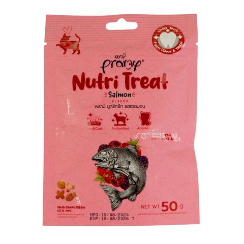 Pramy Nutri Treat Dry Cat Treat Salmon 50g